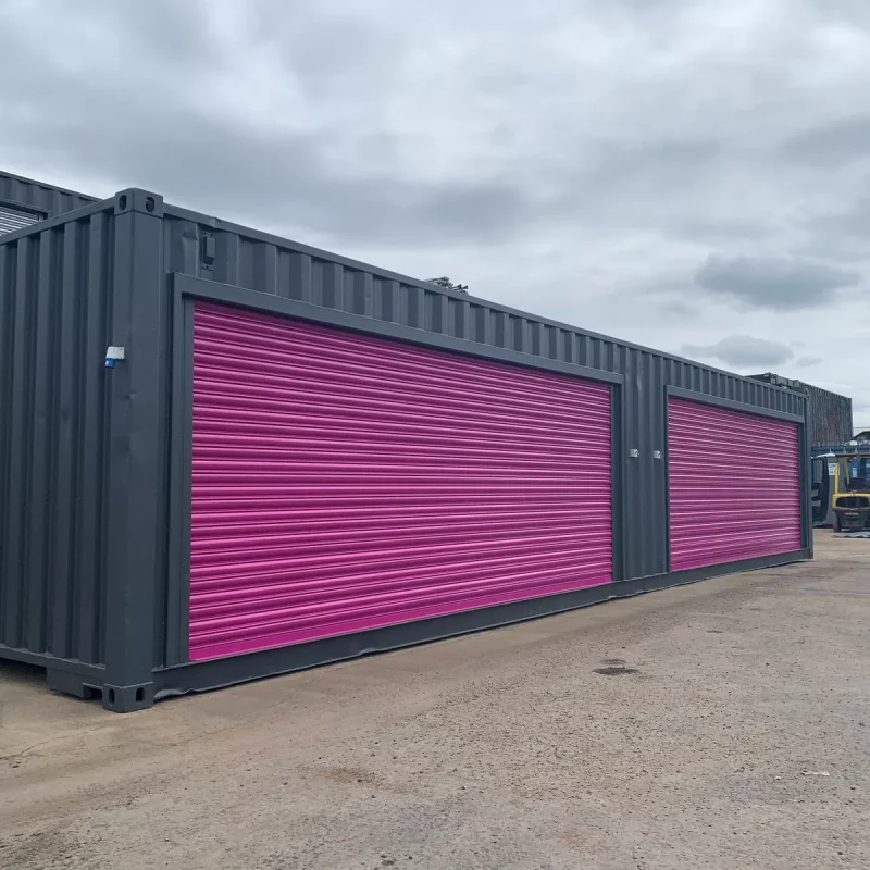 40ft x 8ft Roller Shutter Shipping Container – Secure, Accessible, and Weatherproof Storage