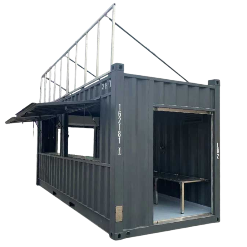 Prefabricated 6m 20 Feet 20ft Length Shipping Container Coffee Shop Bar