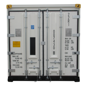 Contenedor Refrigerado Offshore de 20 Pies / 6 m – Cámara de Refrigeración y Congelación según Norma DNV 2.7-1