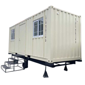 Tiny House sobre Ruedas de 20 Pies – Oficina en Contenedor Marítimo